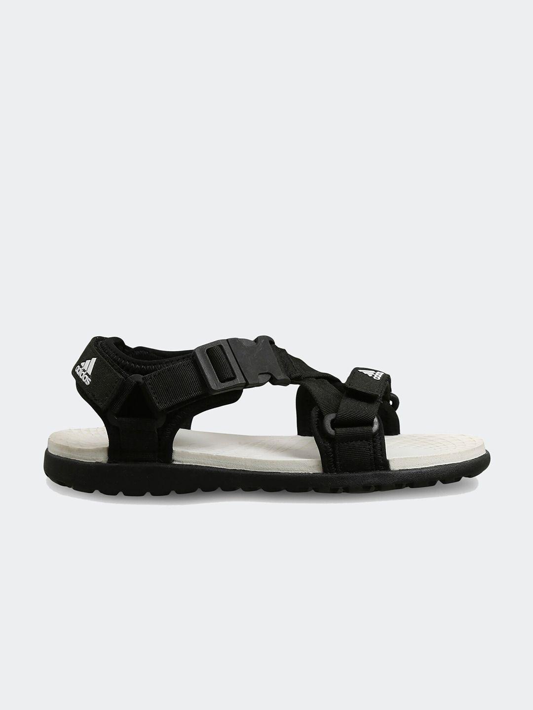 adidas women black sports sandals