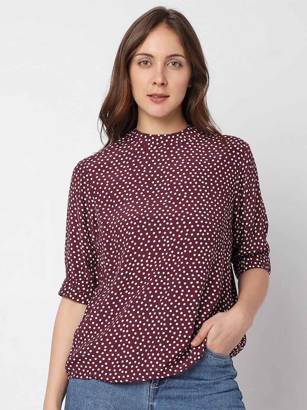 vero moda printed crop top