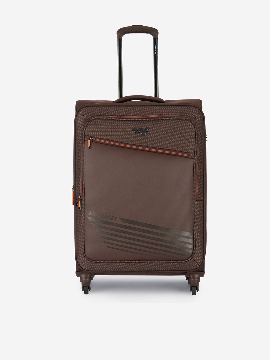 wildcraft soft-sided medium trolley suitcase