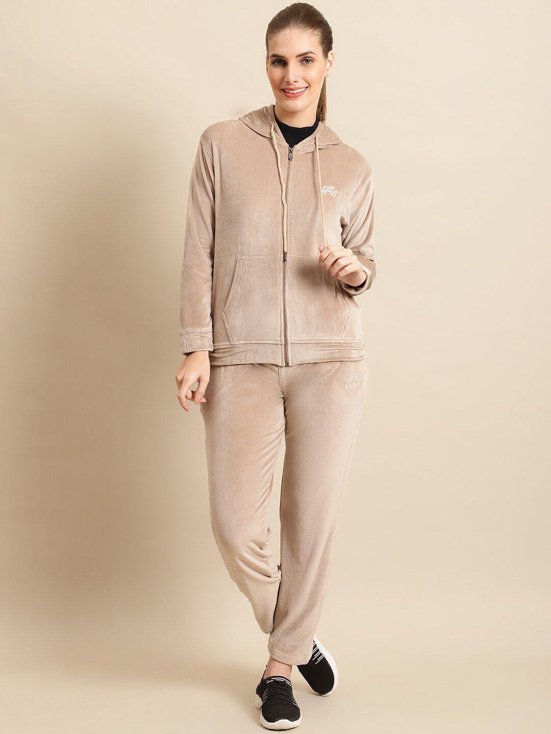 anti culture women velvet tracksuits