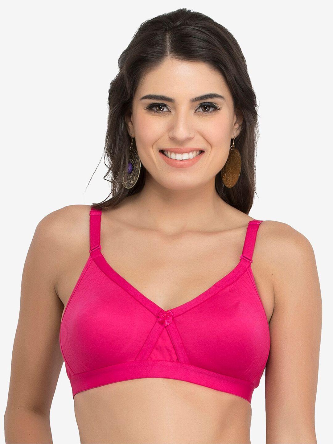 college girl pink bra