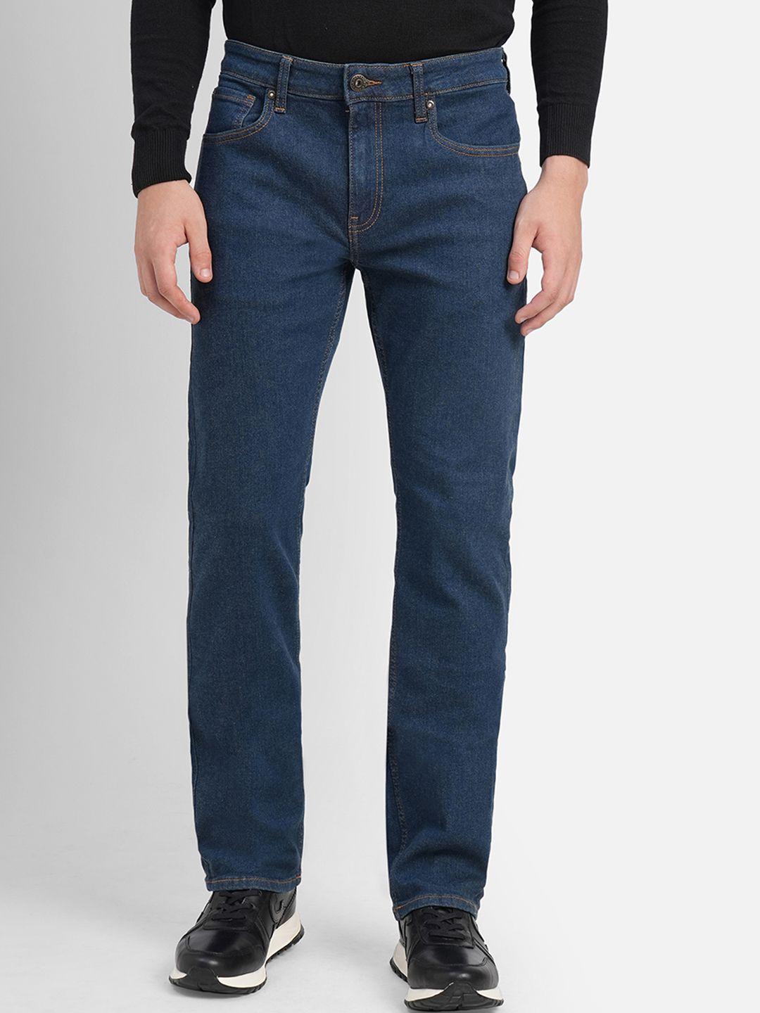 jack & jones men cotton low-rise light fade jeans