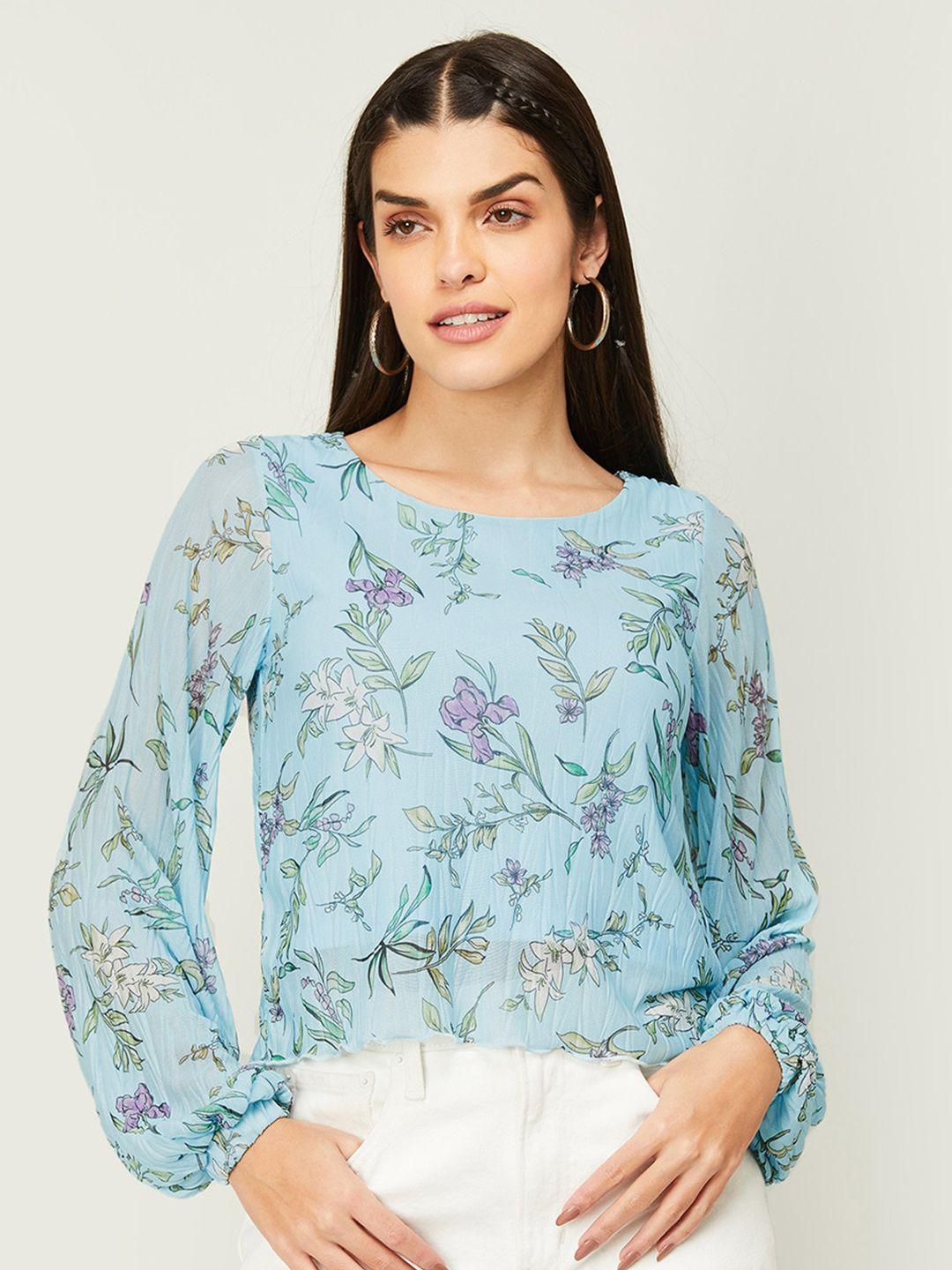 code by lifestyle women floral printed top