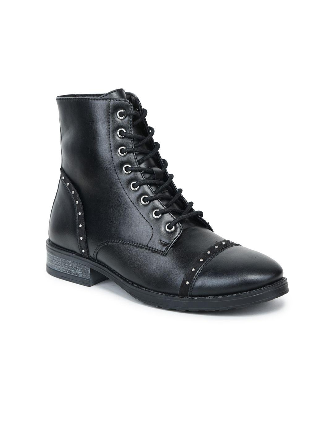 michael angelo women embellished mid-top regular boots