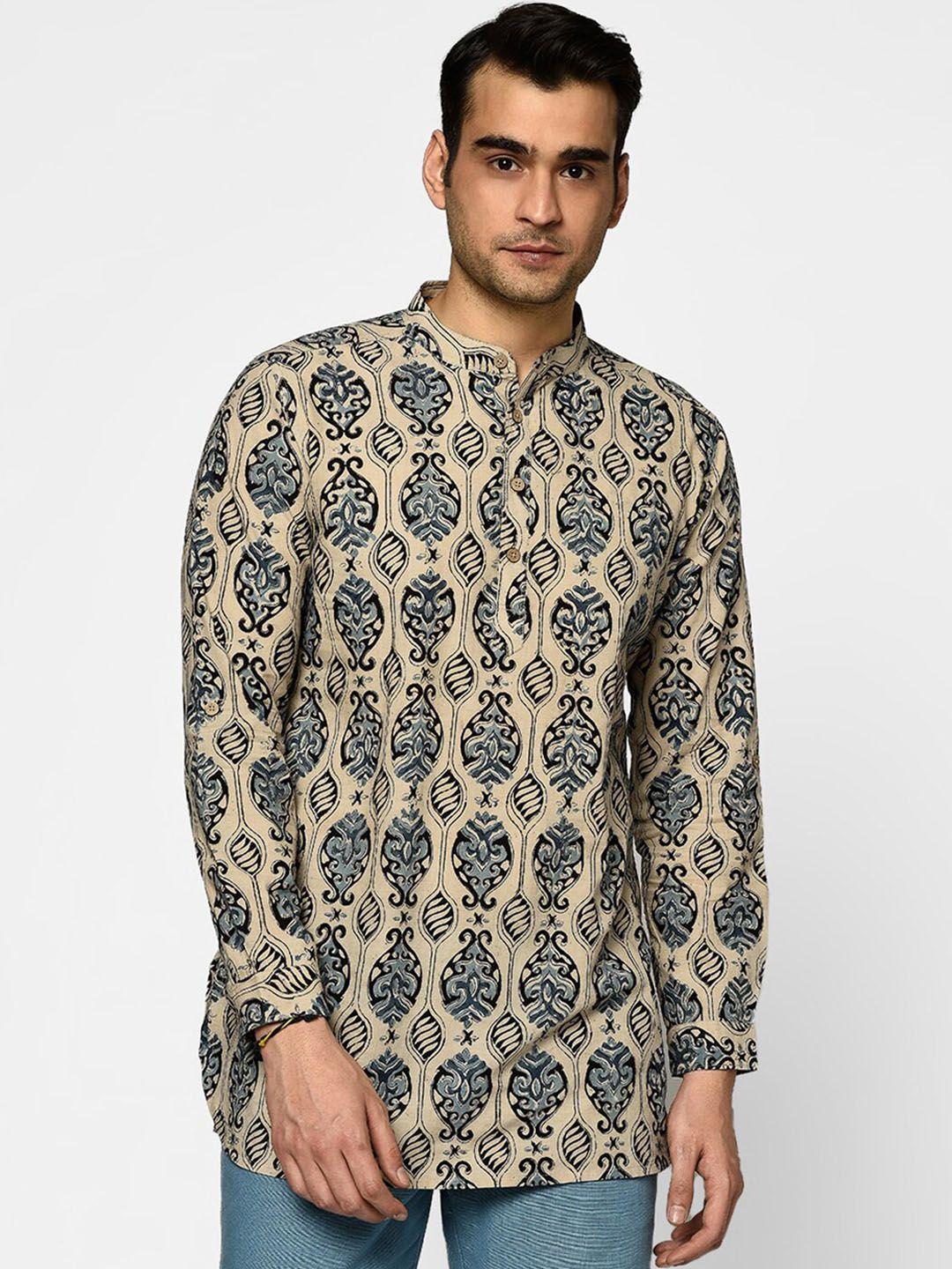 fabindia ethnic motifs printed cotton kurta