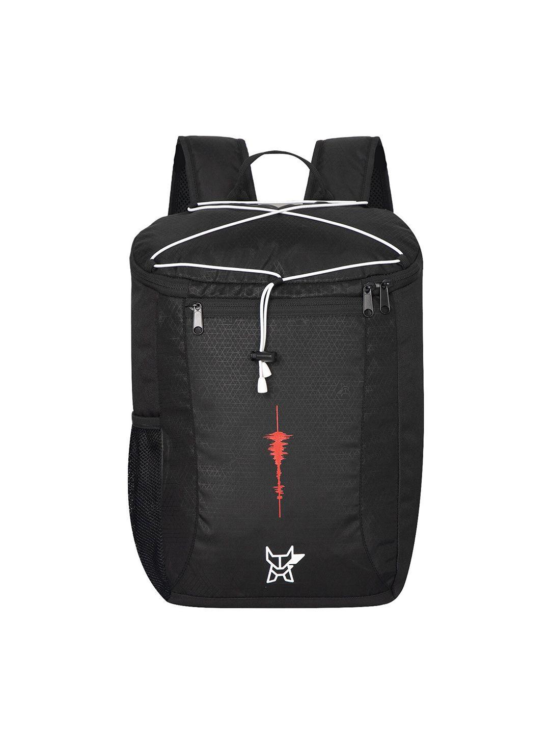 arctic fox printed laptop backpack