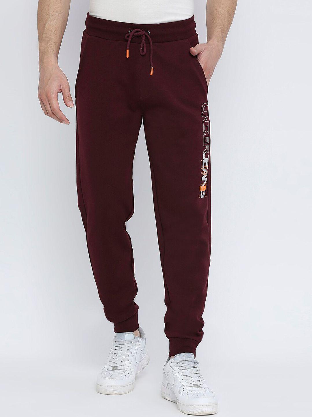 underjeans by spykar men cotton jogger track pants