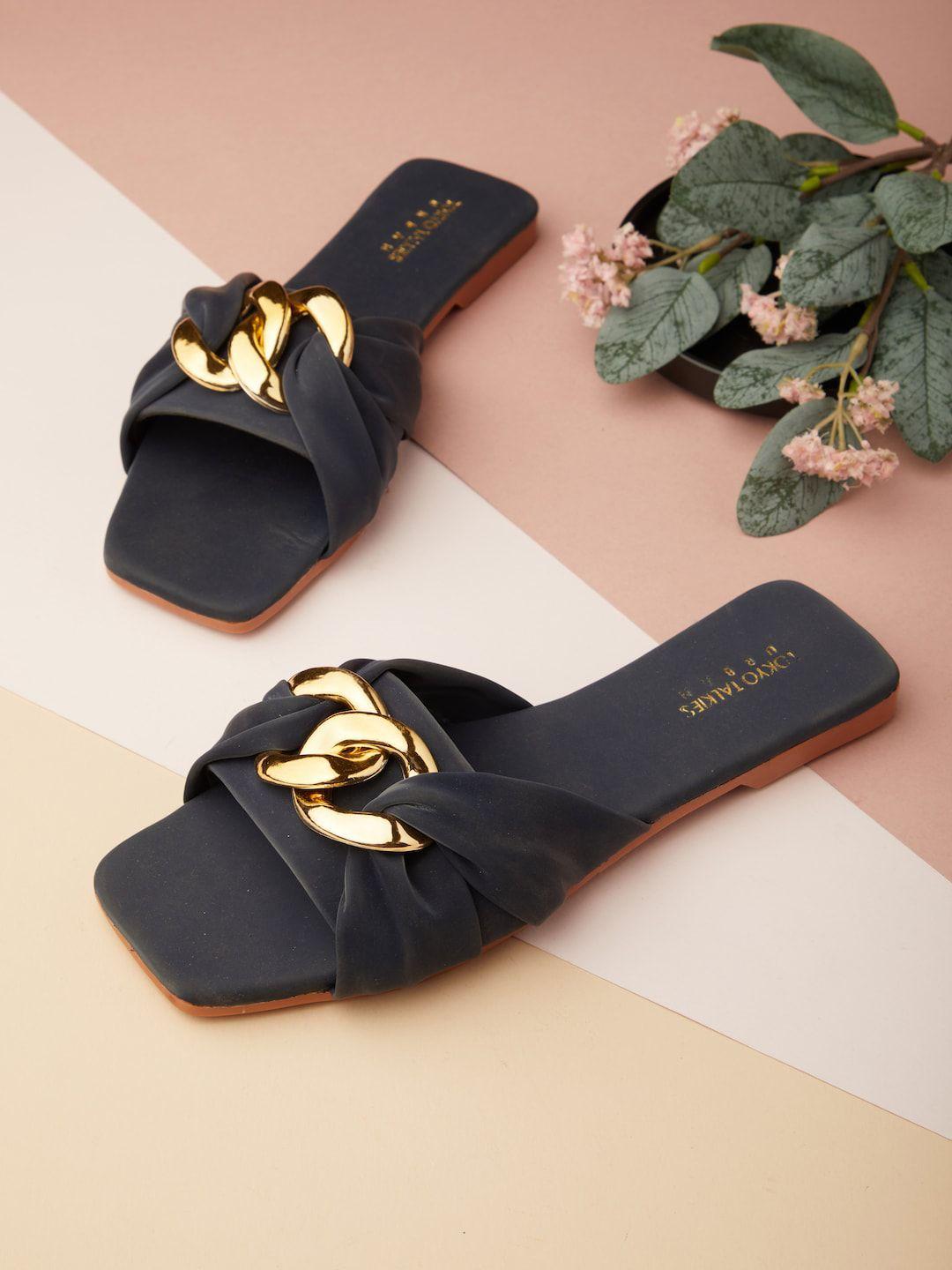 tokyo talkies women open toe flats