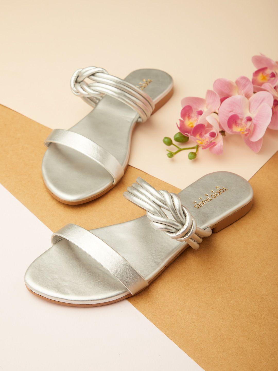 tokyo talkies women open toe flats