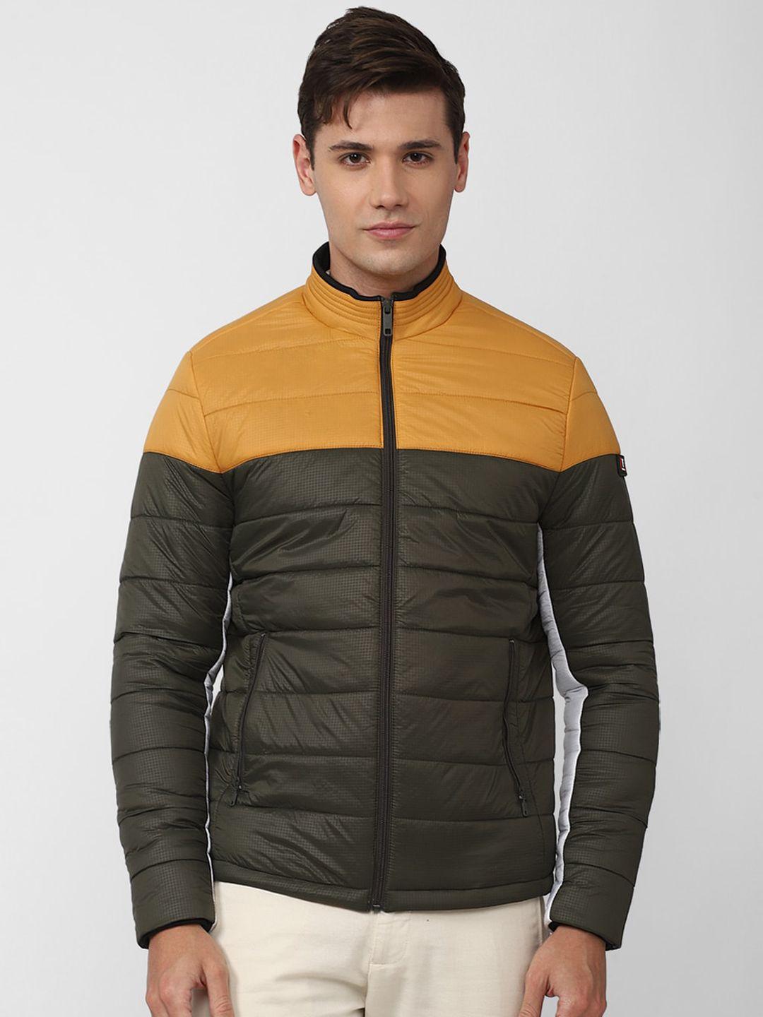 van heusen sport men colourblocked puffer jacket