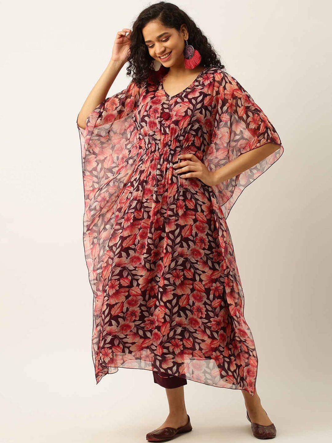 zola floral printed kurta with trousers