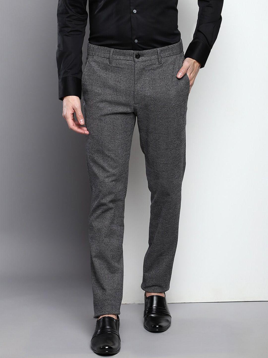 tommy hilfiger men checked trousers