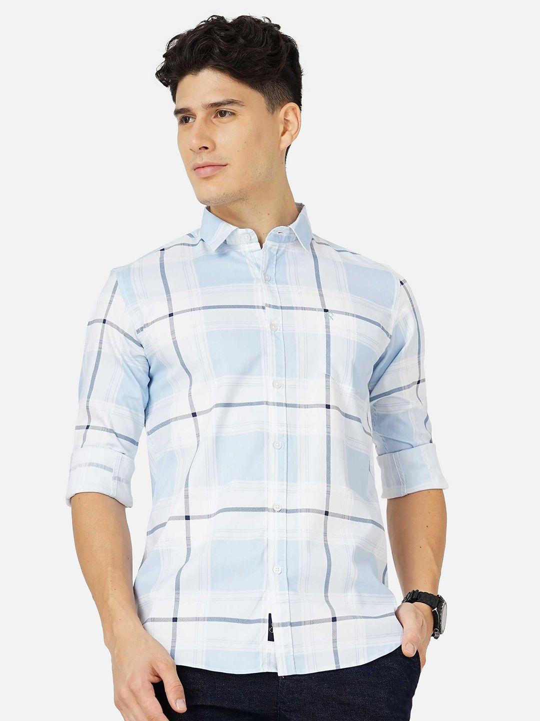 soratia tartan checks cotton casual shirt