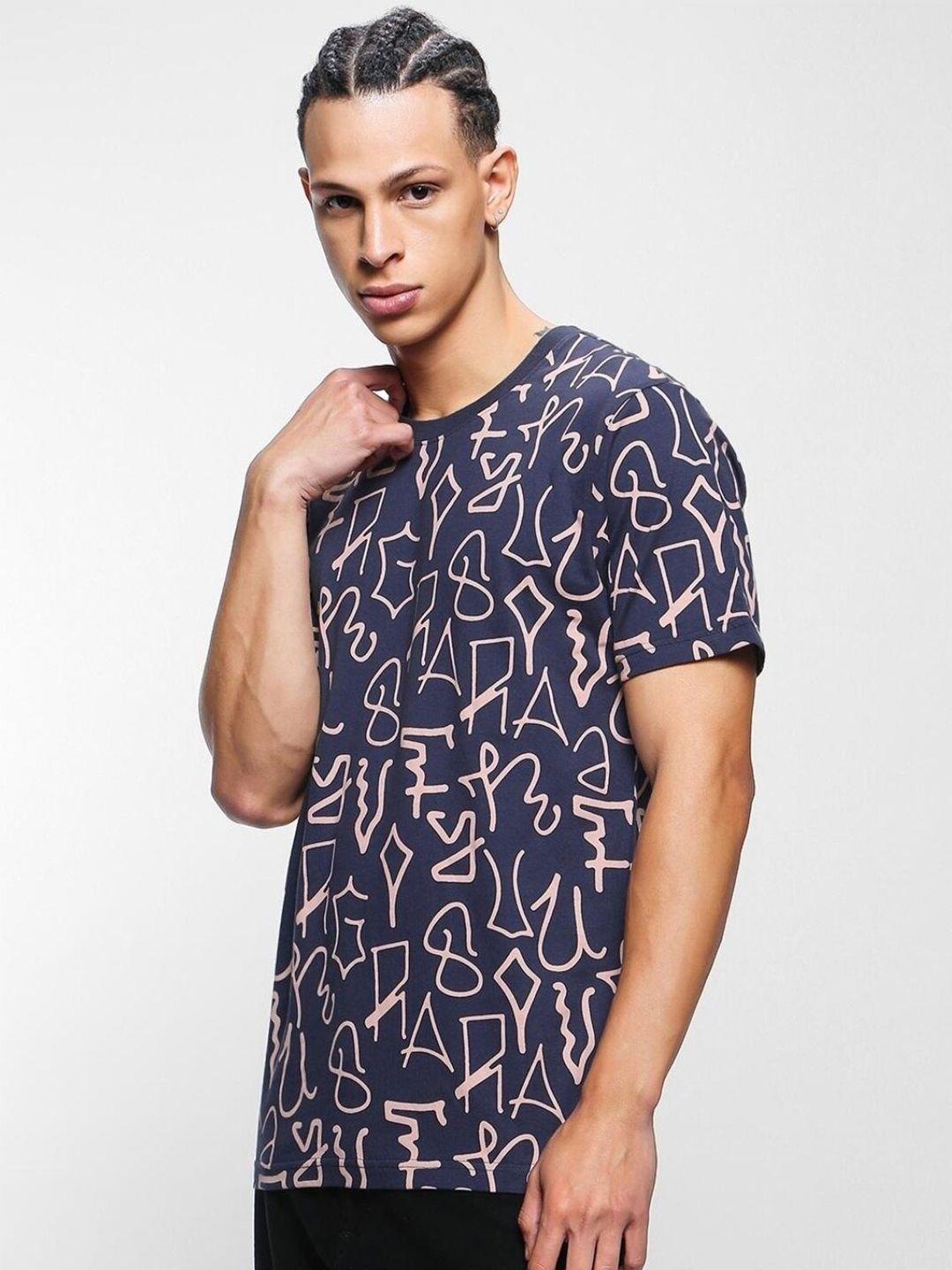 bewakoof men printed cotton t-shirt