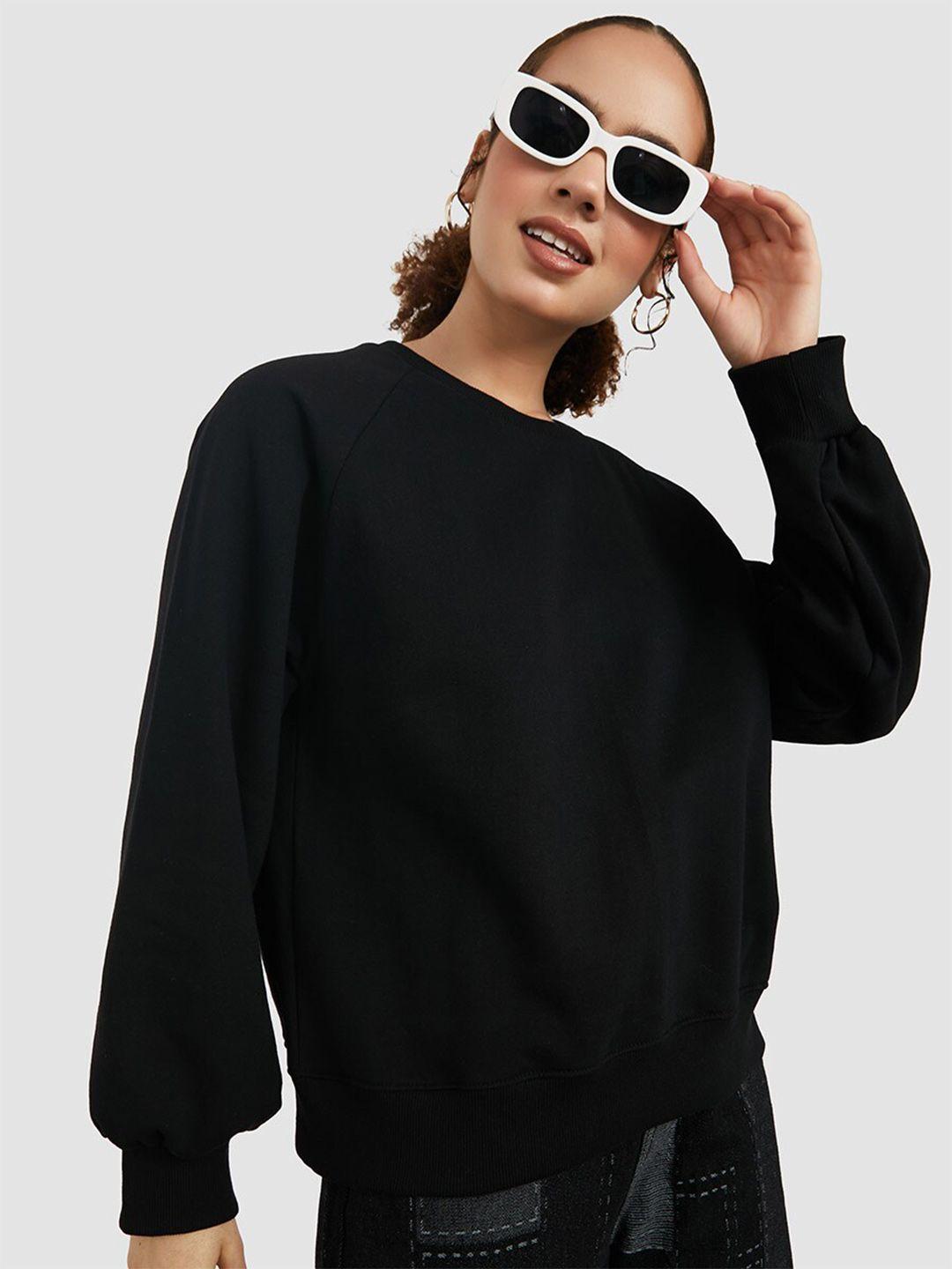 styli women cotton pullover sweatshirt