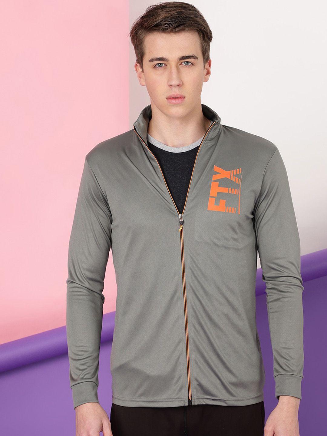 ftx men mock collar long sleeves sporty jacket