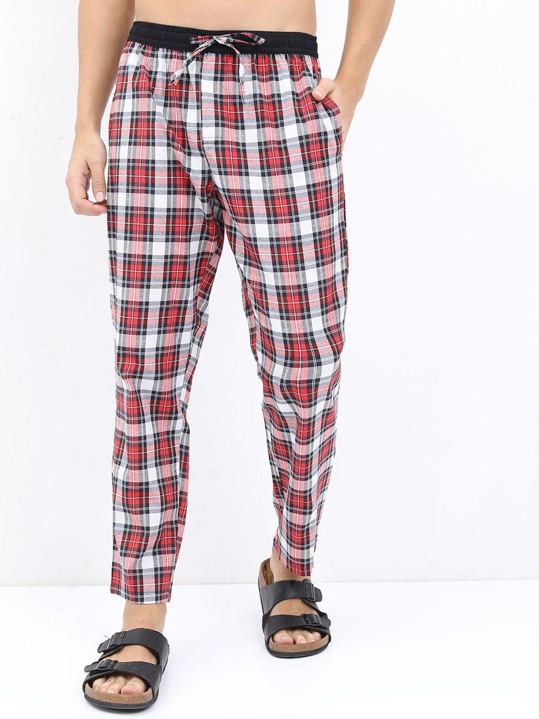 highlander men checked lounge pant