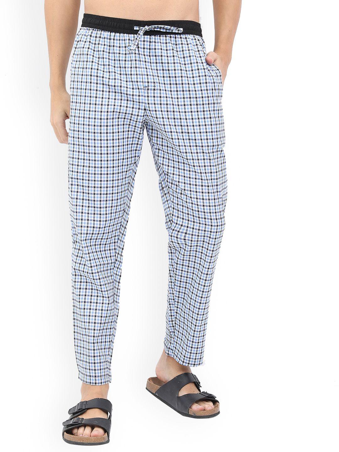 highlander men checked lounge pants