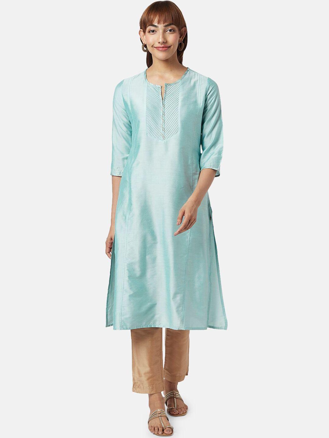 rangmanch by pantaloons straight fit kurta