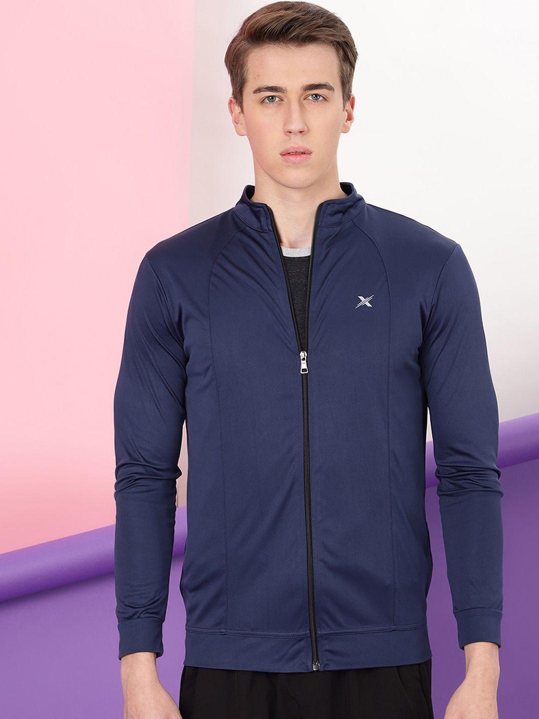 ftx men mock collar long sleeves sporty jacket