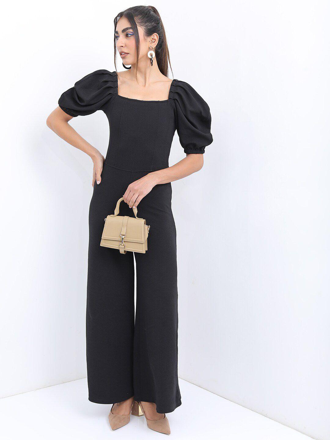 ketch square neck basic jumpsuit