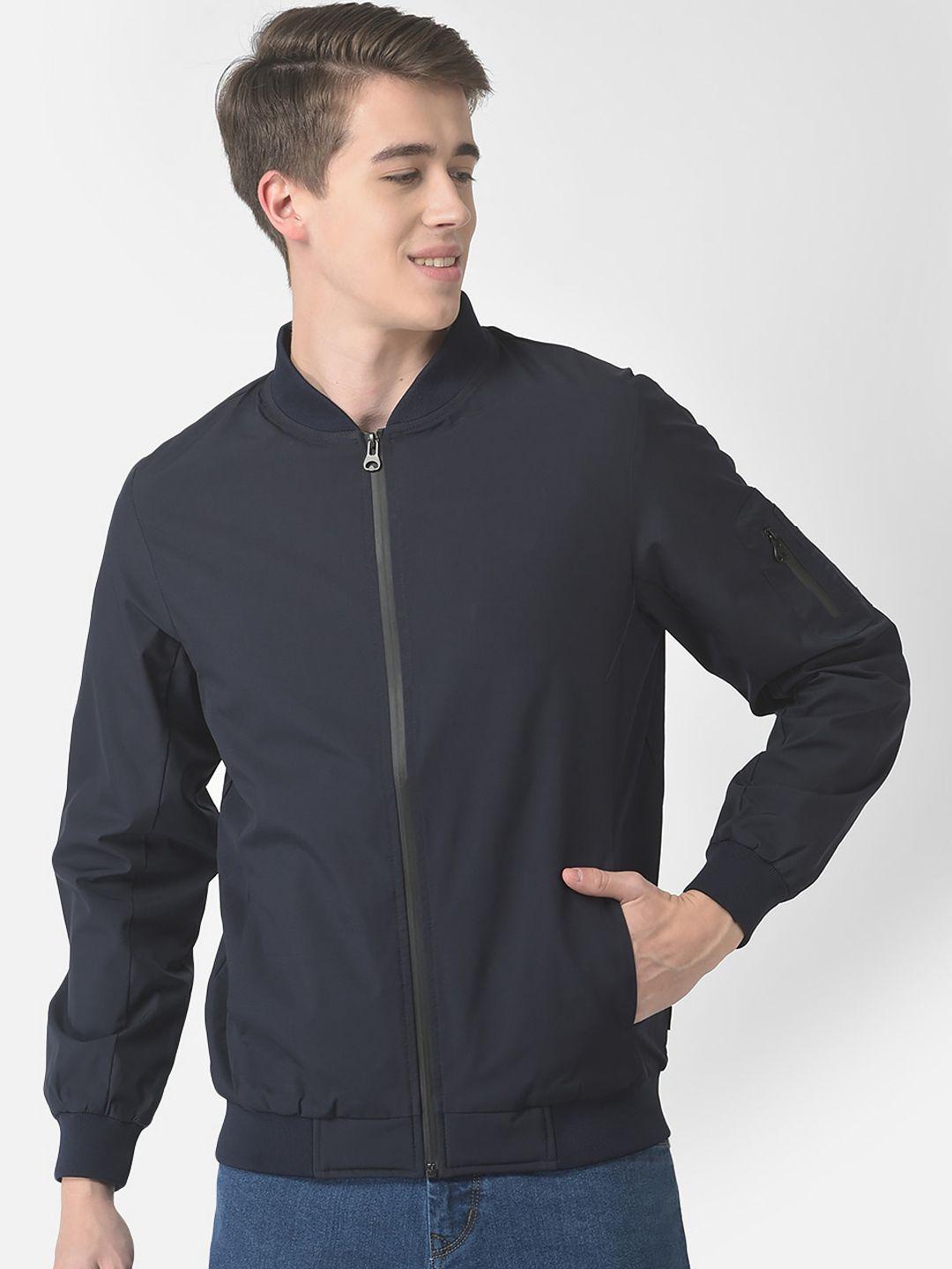 crimsoune club men colourblocked bomber jacket