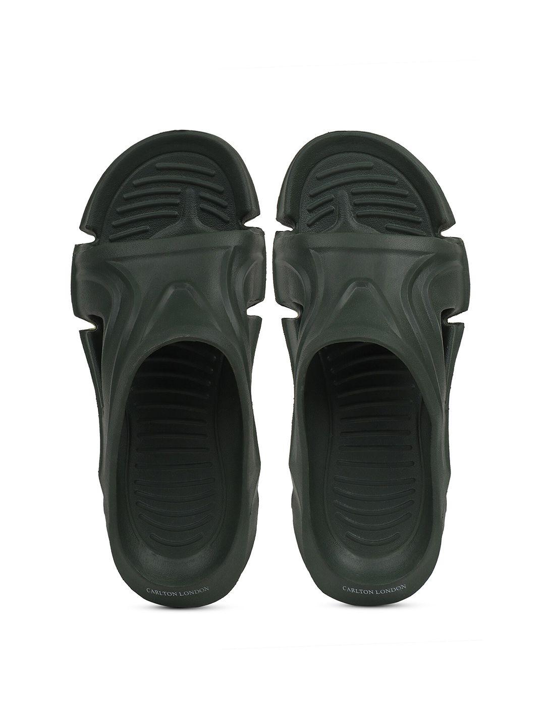 carlton london men rubber sliders