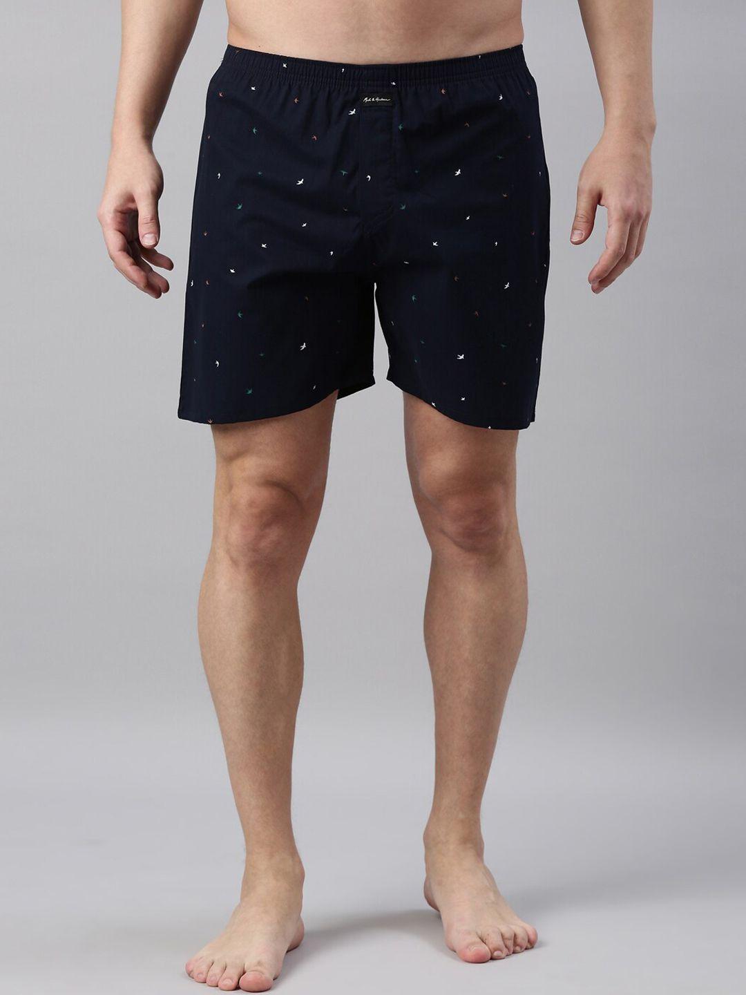 mast & harbour men printed pure cotton boxers