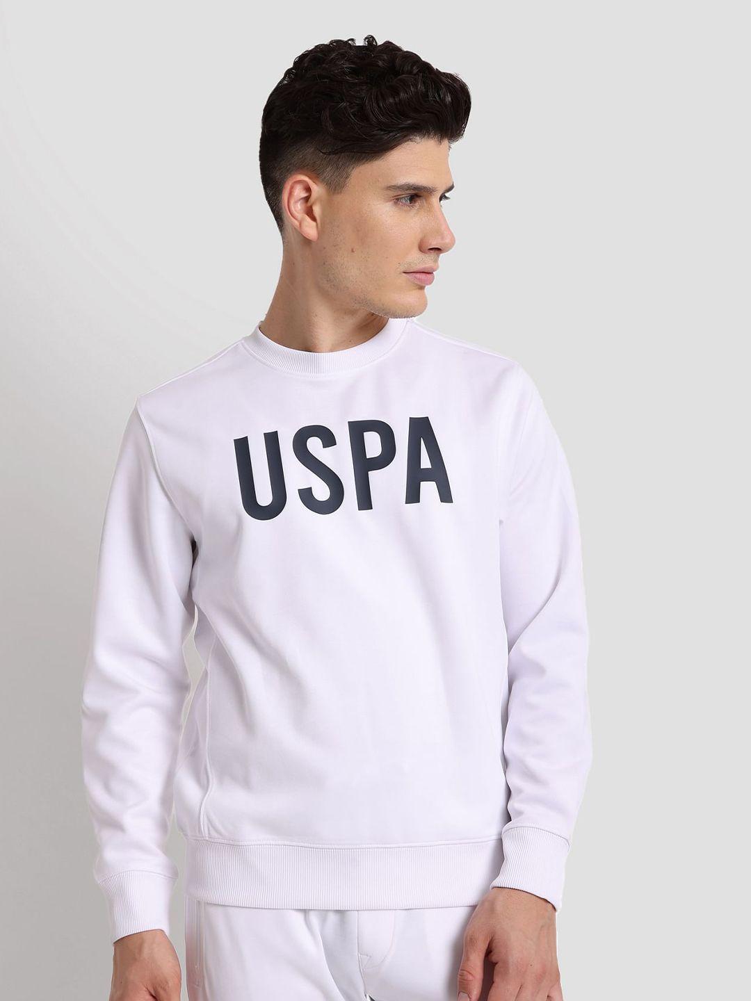 u s polo assn men printed pullover sweatshirt