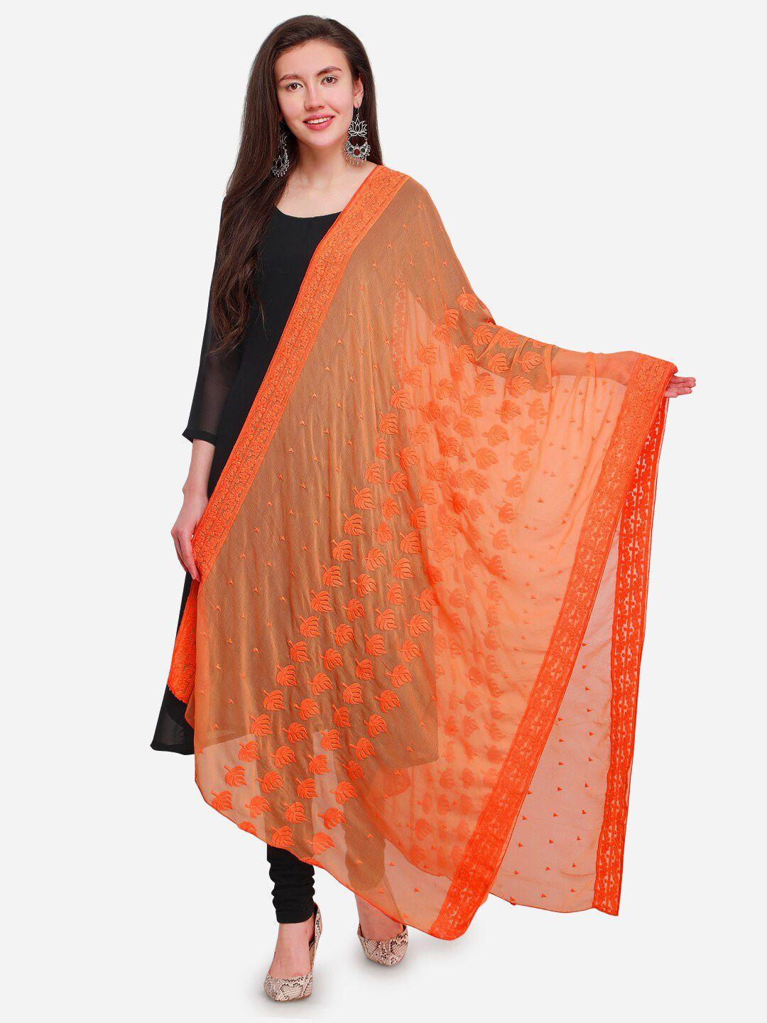 mf embroidered dupatta with thread work