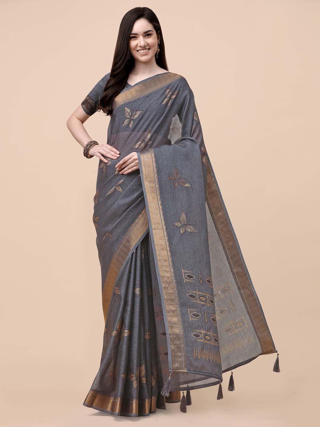 mitera ethnic motifs zari pure silk saree