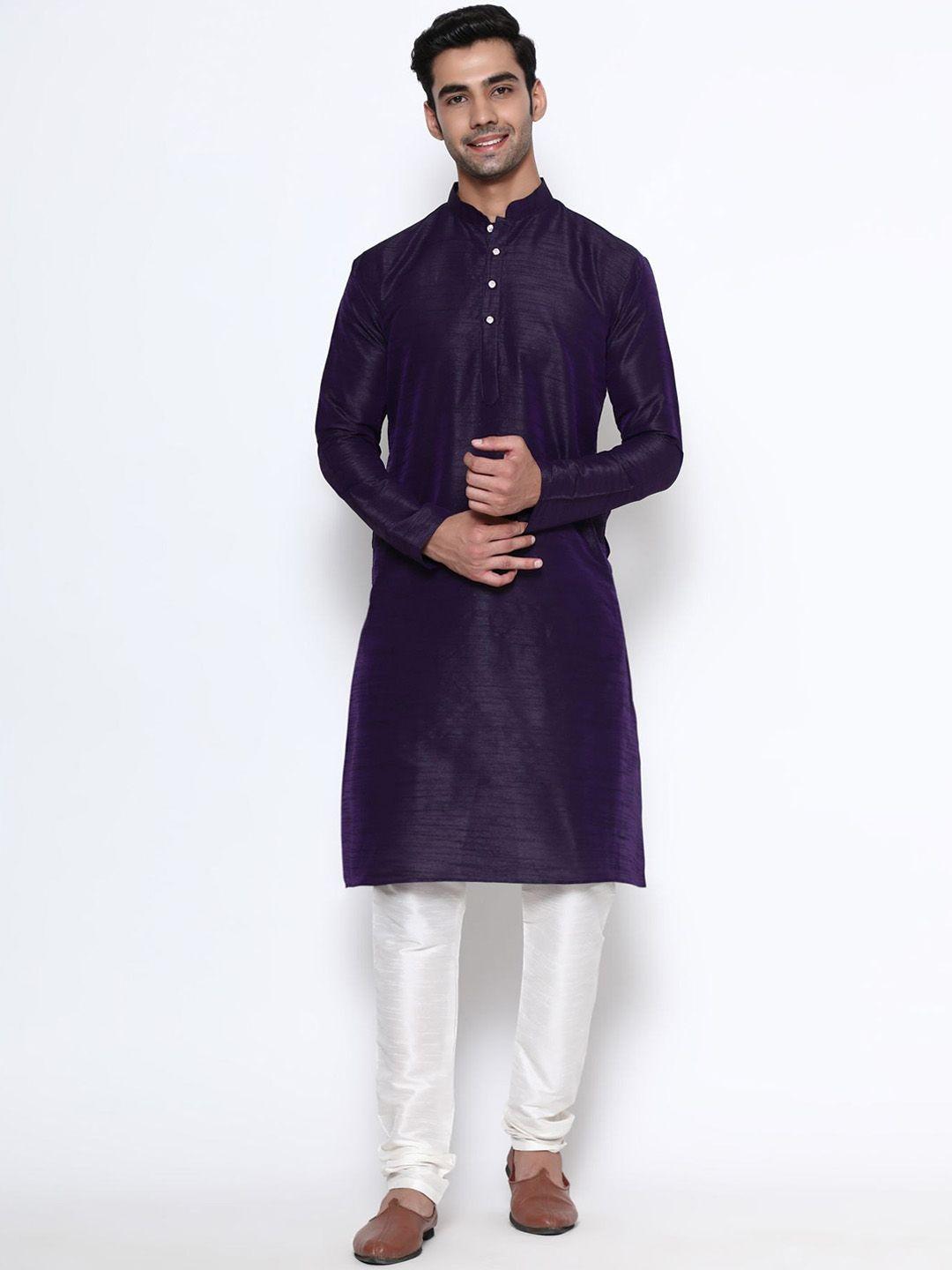 premroop- the style you love men solid kurta with churidar