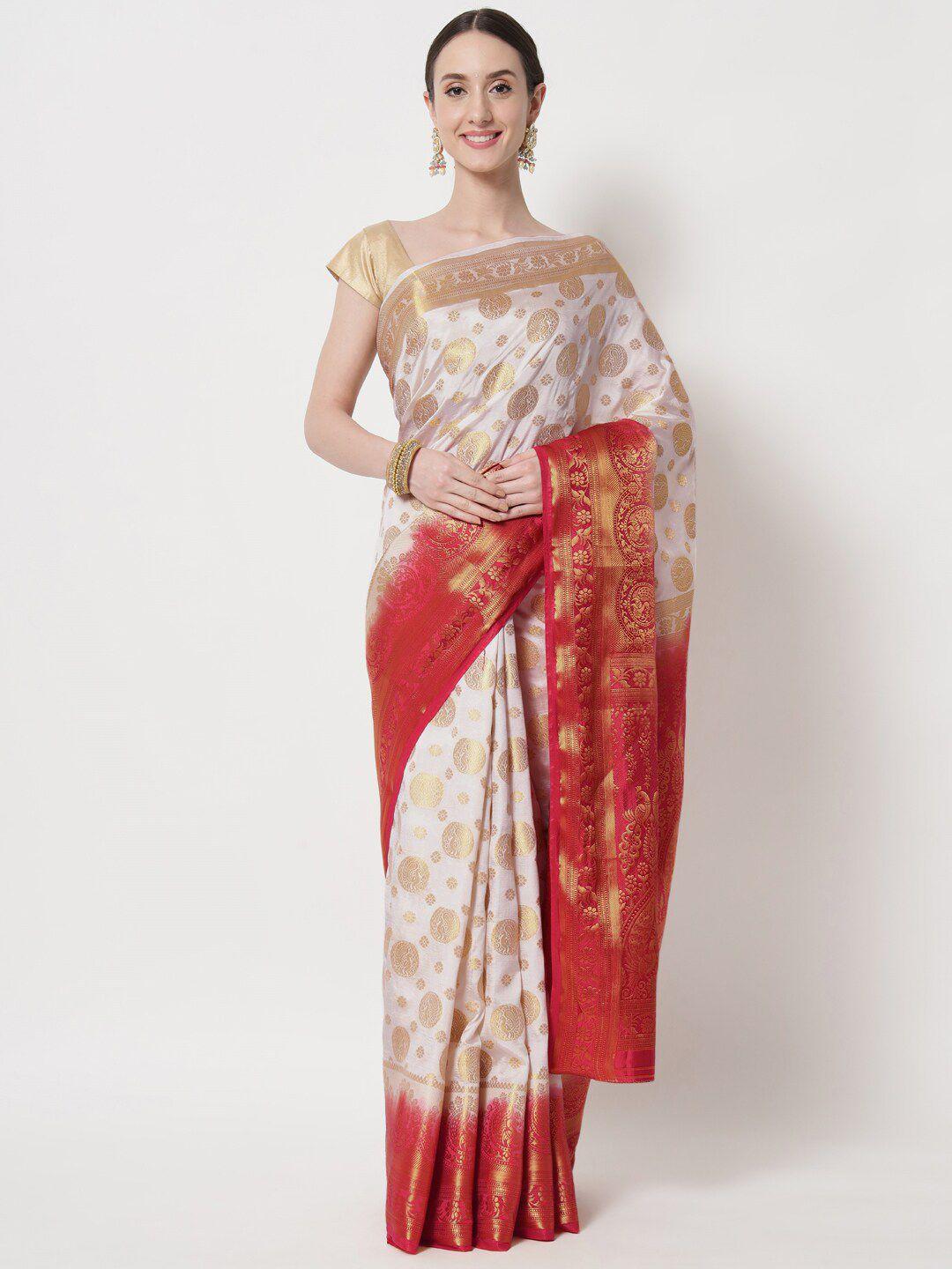 b4me com ethnic motifs zari tissue kanjeevaram saree