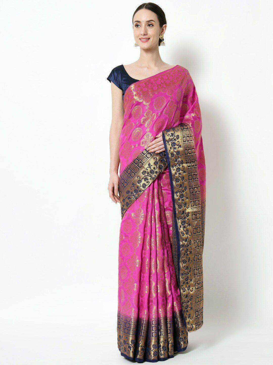 b4me com ethnic motifs zari tissue kanjeevaram saree