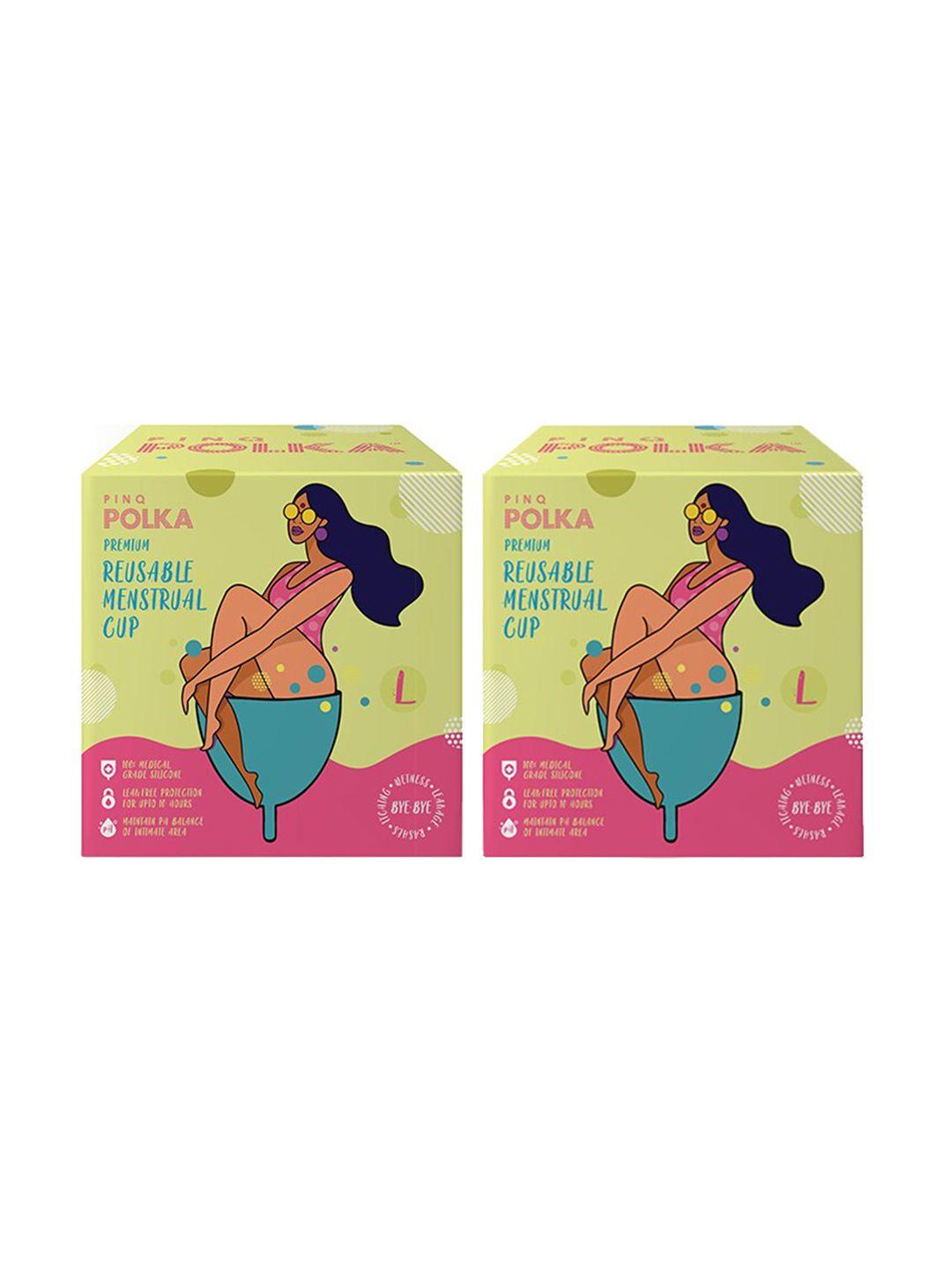 pinq reusable menstrual cup for heavy flow upto 30ml - large