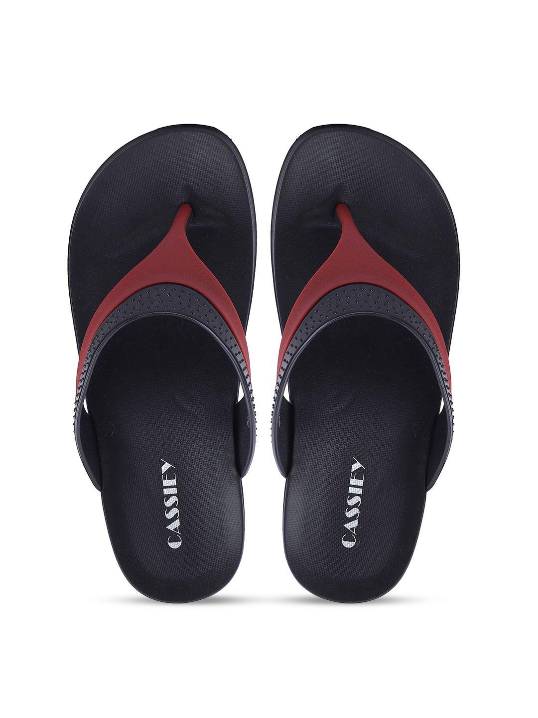 cassiey women rubber thong flip-flops