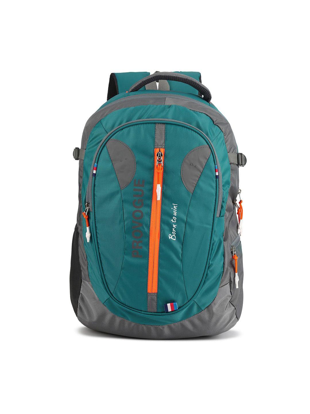 provogue colourblocked backpack with reflective strip