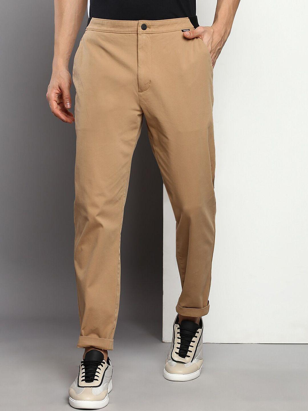 calvin klein jeans men original tapered fit cotton trousers