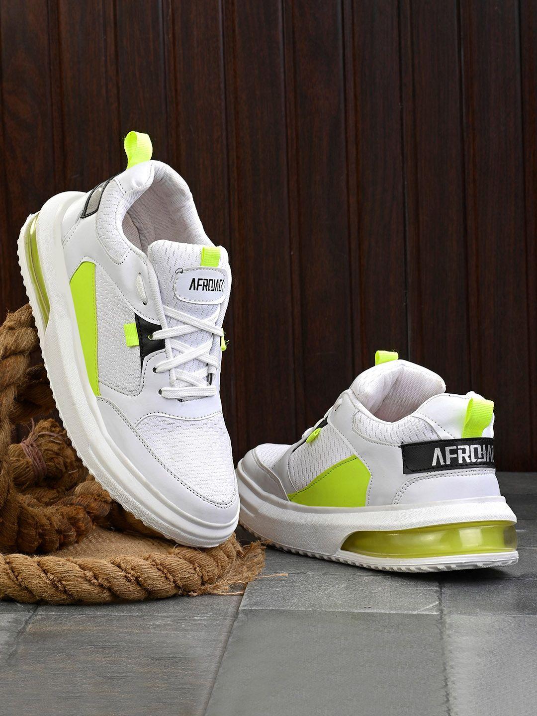 afrojack men colourblocked sneakers