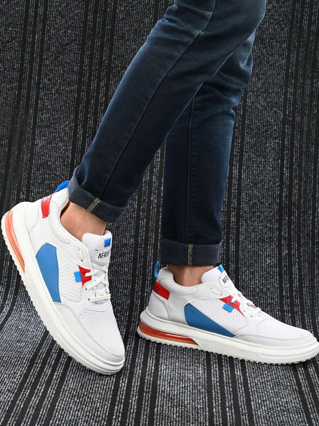 afrojack men colourblocked sneakers