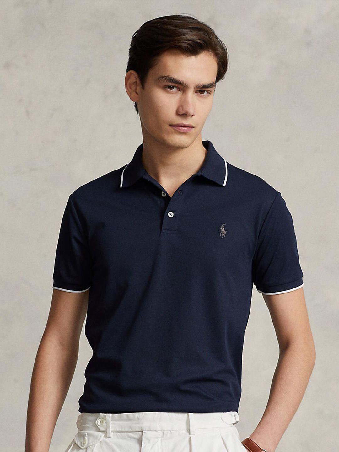 polo ralph lauren men polo collar slim fit t-shirt