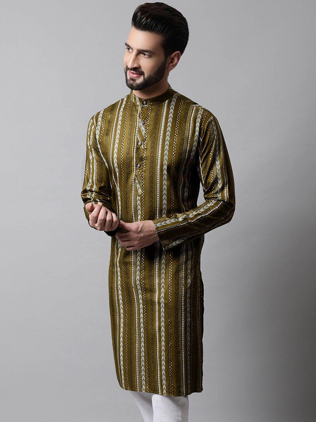 jompers men mandarin collar pure cotton kurta