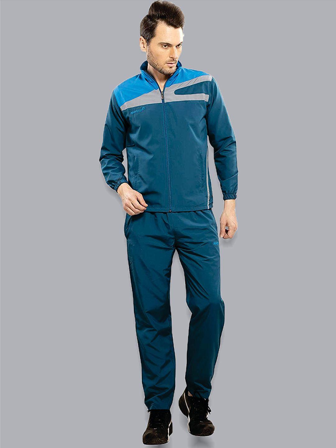 sport sun men solid tracksuit