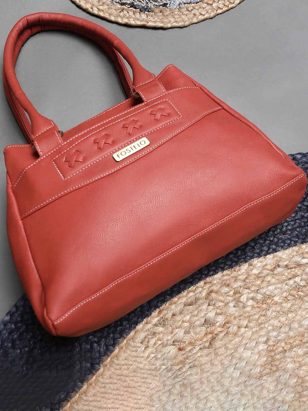 fostelo women textured shoulder bag