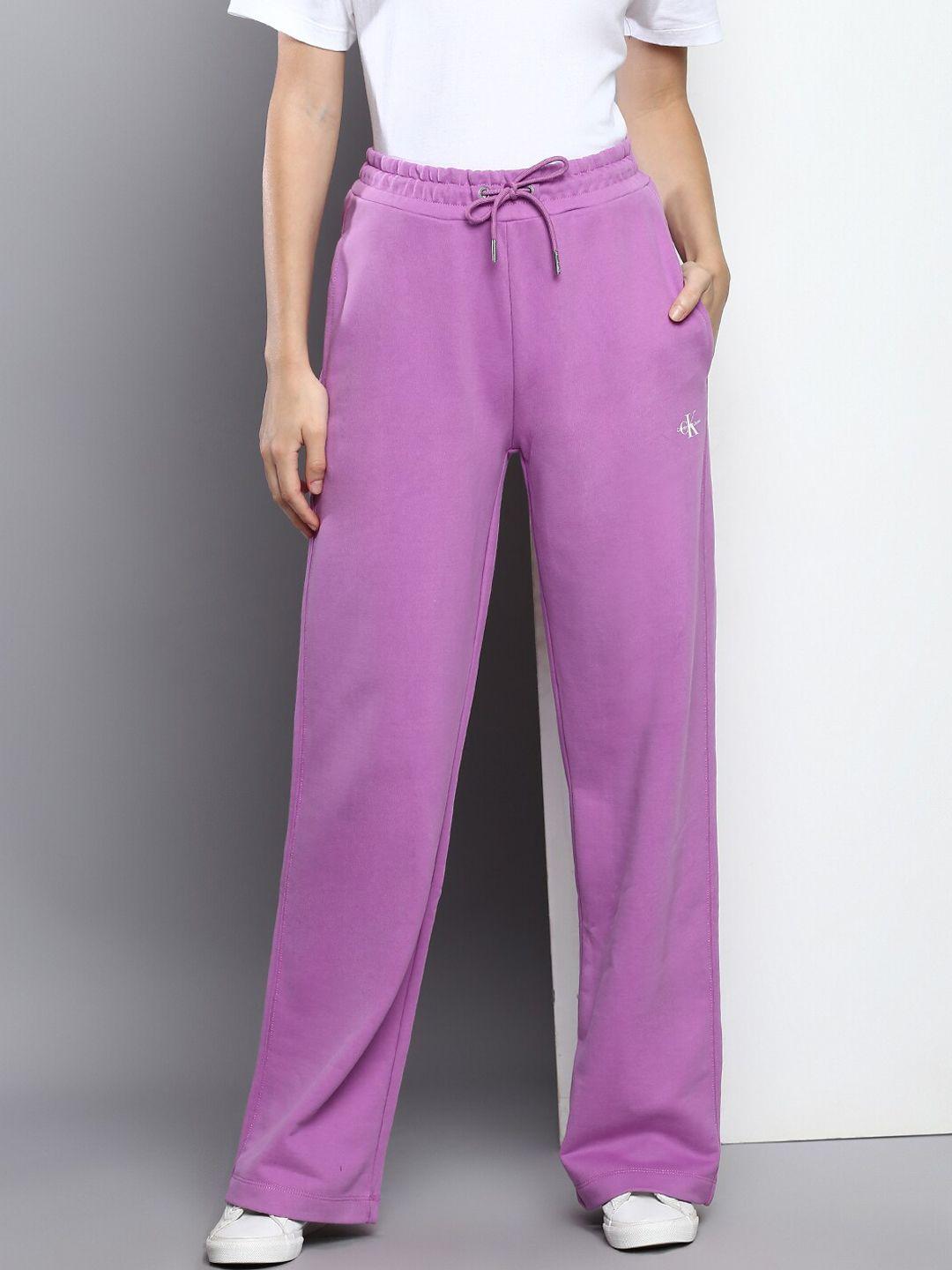 calvin klein jeans women relaxed-fit track pants