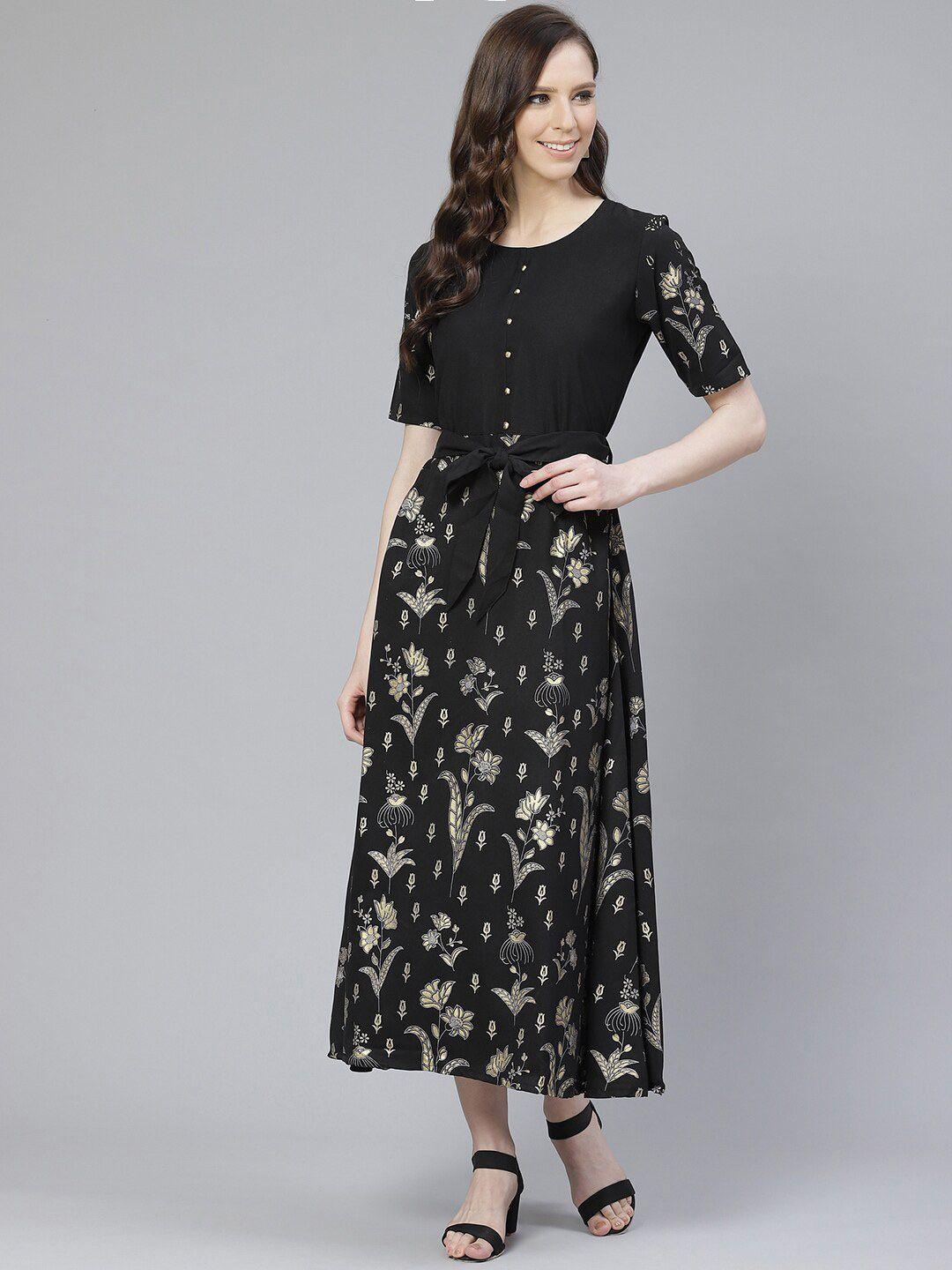 ziyaa floral maxi dress