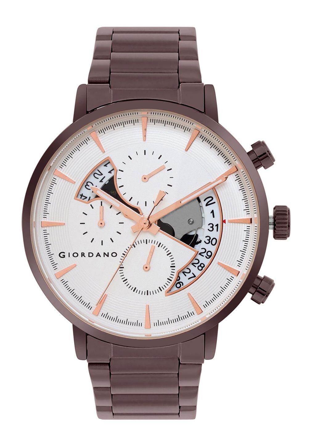 giordano men bracelet style straps analogue watch gd-50010-22