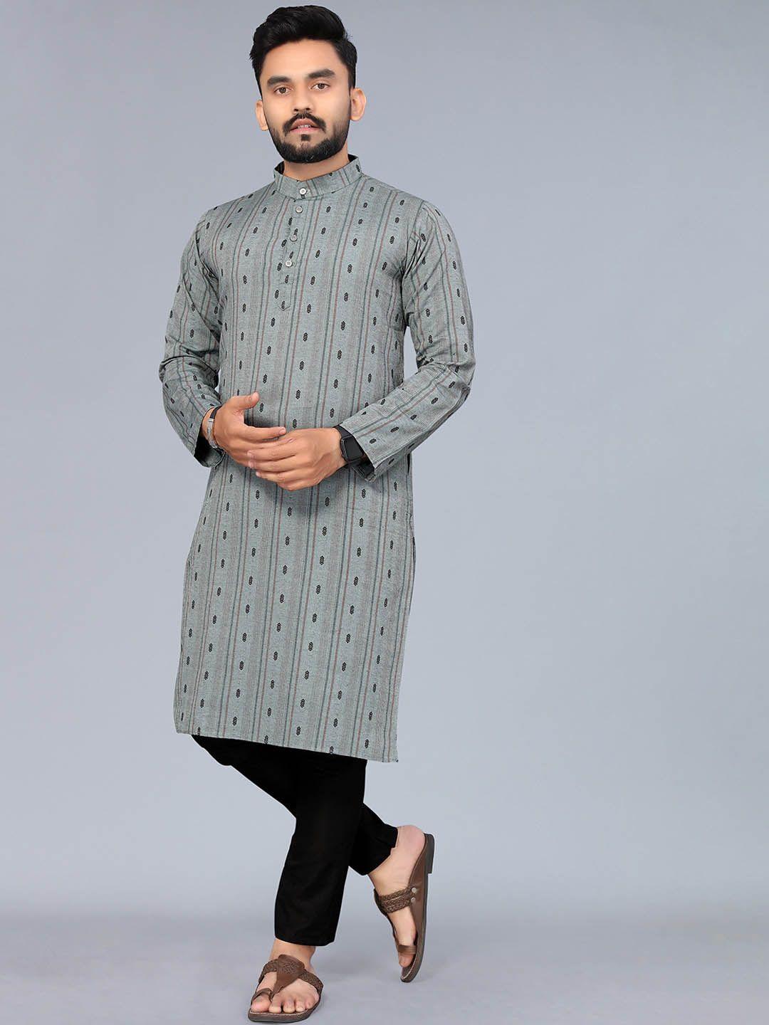 nimayaa men striped kurta