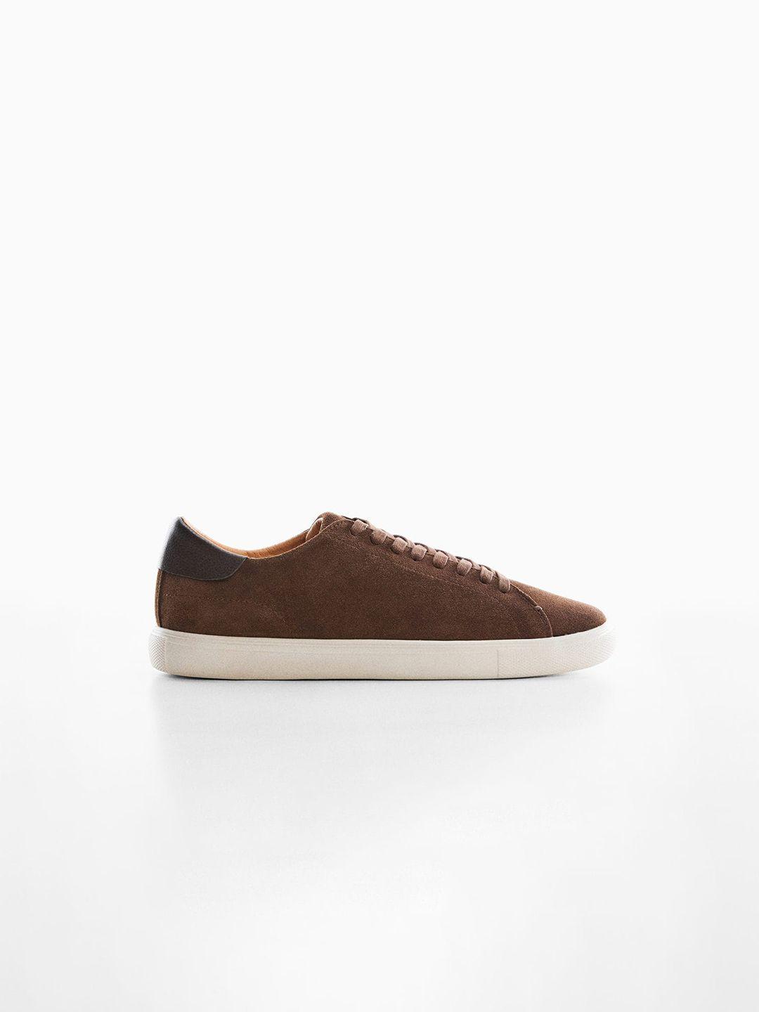 mango man suede leather sustainable sneakers