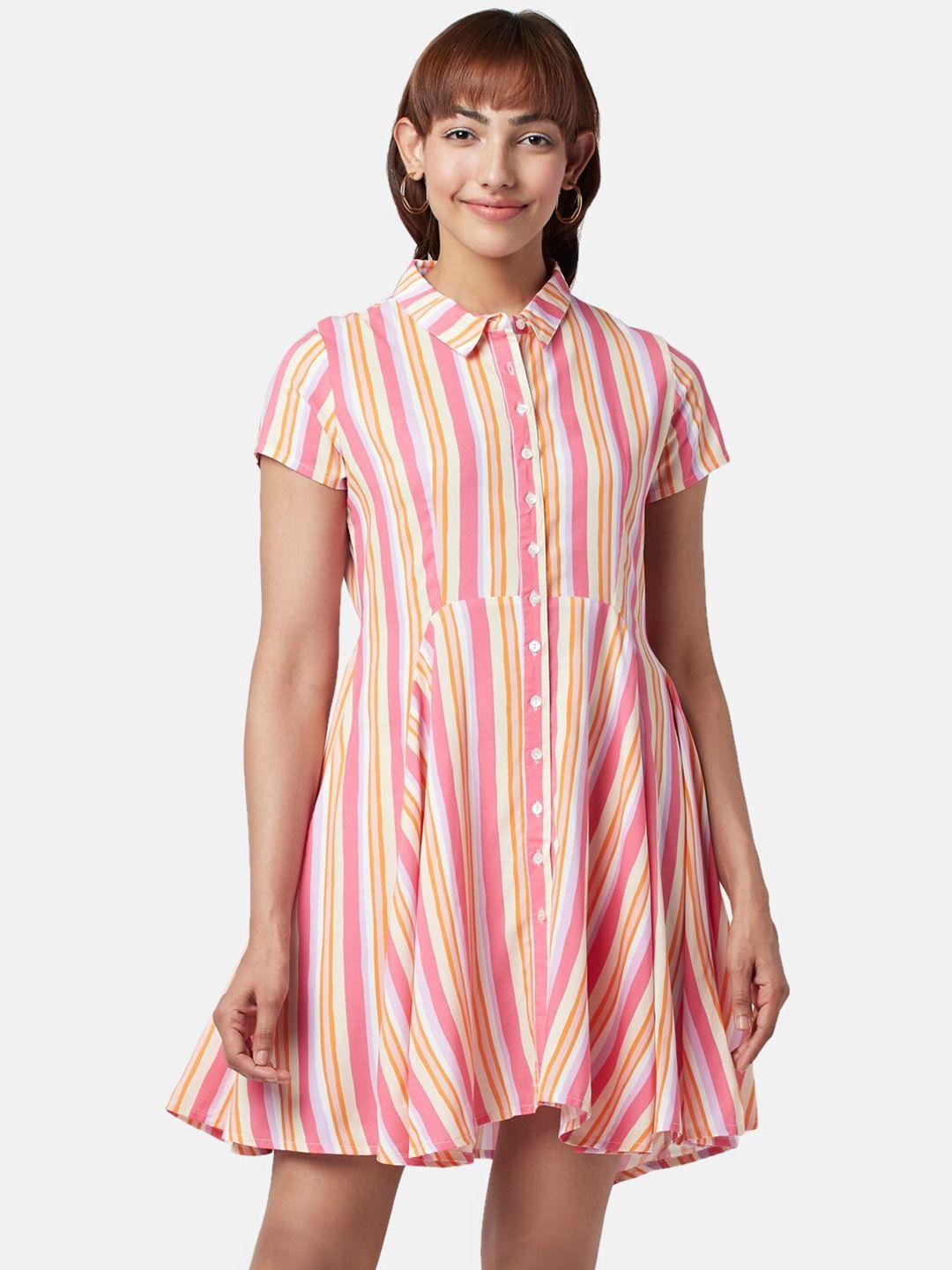 people striped shirt dress